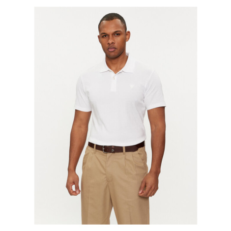 Guess Polokošeľa M4GP66 KC701 Biela Slim Fit