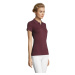 SOĽS Perfect Women Dámska polokošeľa SL11347 Heather oxblood