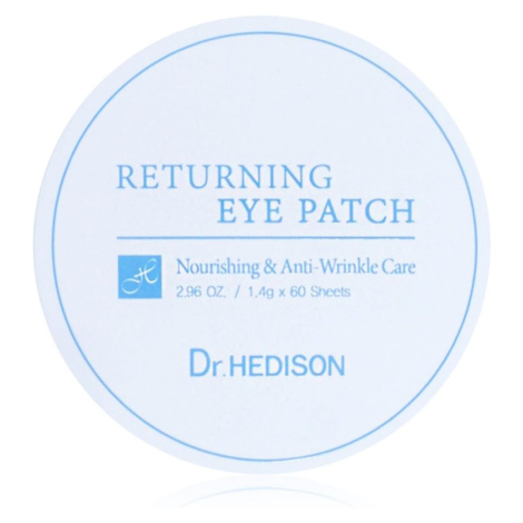 Dr. HEDISON Nourishing & Anti-Wrinkle Care hydrogélová maska na očné okolie proti tmavým kruhom