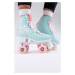 Rio Roller Script Children's Quad Skates - Teal / Coral - UK:5J EU:38 US:M6L7