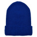 Recycled Waffle Knit Beanie royalblue yarn