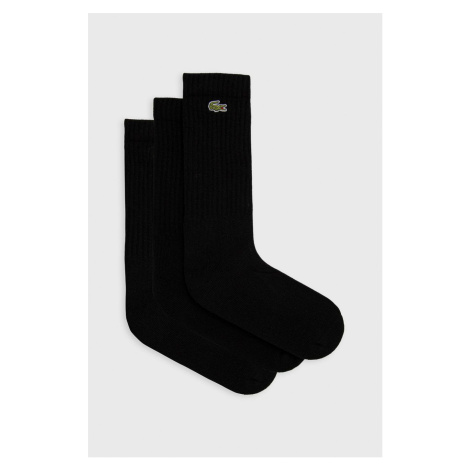 Ponožky Lacoste RA4182-8VM, pánske, čierna farba