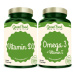 GREENFOOD NUTRITION Omega 3 + vitamín E 120 kapsúl + vitamín D3 60 kapsúl