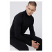 Vlnené tričko s dlhým rukávom Icebreaker čierna farba, IB1043670011