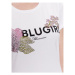 Blugirl Blumarine Tričko RA3157-J5003 Biela Regular Fit