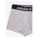 Sivé pánske boxerky Ombre Clothing