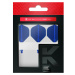 Target K-Flex modré, No2 letky a krátke násadky na šípky