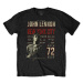 John Lennon tričko NYC '72 Čierna