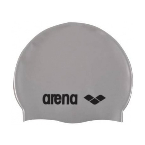 Arena classic silicone cap sivá