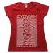 Joy Division tričko Unknown Pleasures Červená