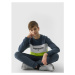 Chlapčenská mikina 4F JUNIOR SWEATSHIRT-4FJWSS24TSWSM0923-72N-LEMON NEON