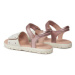 Geox Sandále J Sandal Haiti Girl J028ZA 007NF C8283 S Ružová