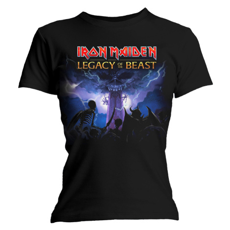 Iron Maiden tričko Legacy Army Čierna