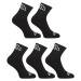5pack ponožky Styx členkové čierne (5HK960) L