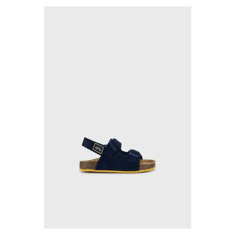 Detské semišové sandále Mayoral tmavomodrá farba