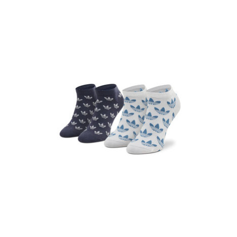 Adidas Súprava 2 párov kotníkových ponožiek unisex Mono Crw Sock HC3452 Tmavomodrá