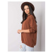 HNEDÁ OVERSIZED MIKINA RV-BL-5185.81P-BROWN