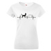 Dámské tričko s potlačou Ruského toy teriéra - skvelý darček pre milovníkov psov