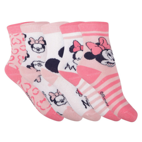 5PACK detské ponožky Cerdá Minnie viacfarebné (2200007398) Cerda