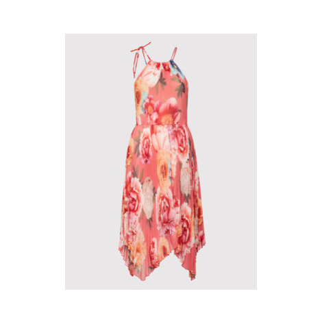 Rinascimento Letné šaty CFC0109410003 Ružová Regular Fit