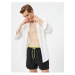 Koton Shorts Marine Shorts with a lace-up waist with pockets.