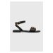 Kožené sandále Mexx Lena dámske, čierna farba, MXCY011801W