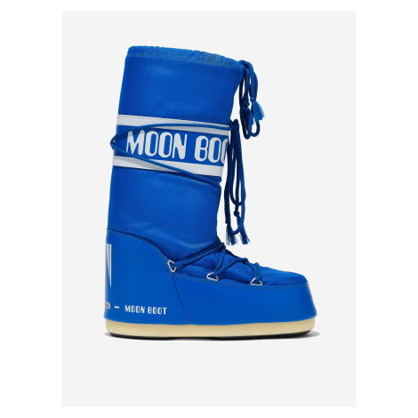Modré dámske snehule Moon Boot Icon Nylon Moon Boot