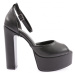 DGN 113 Women's Thick Sole Heeled Shoes.