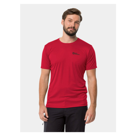 Jack Wolfskin Funkčné tričko Tech 1807072 Červená Regular Fit