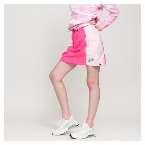 Nike W NSW Icon Clash Skirt Woven neónovo ružová / svetloružová