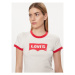 Levi's® Tričko Graphic Ringer A3523-0061 Biela Slim Fit