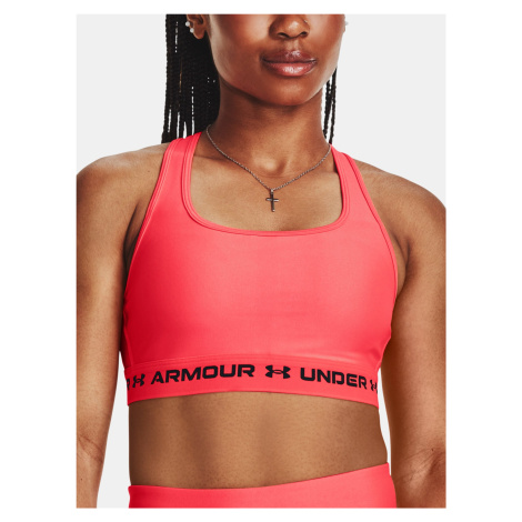 Koralová dámska športová podprsenka Under Armour UA Crossback Mid Bra