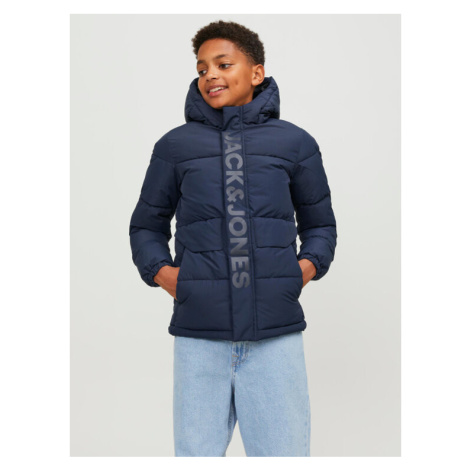 Jack&Jones Junior Vatovaná bunda 12246122 Tmavomodrá Regular Fit