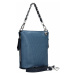 Dámska kožená kabelka Facebag Roberta - modrá