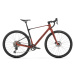 Gravel bicykel MONDRAKER Arid Carbon, earth red black flame red