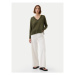 Gap Sveter 854769-03 Zelená Relaxed Fit