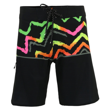 BILLABONG Surferské šortky 'FIFTY50 AIRLITE'  svetlozelená / oranžová / ružová / čierna
