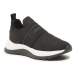Calvin Klein Sneakersy Knit Runner Slip On HW0HW01443 Čierna