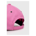 Bavlnená čiapka Paul Smith ružová farba, jednofarebná