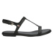 Tommy Hilfiger TH FLAT SANDAL Dámske sandále, čierna, veľkosť