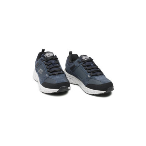 Skechers Trekingová obuv Oak Canyon 51893/NVBK Tmavomodrá