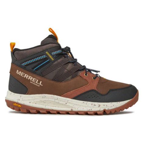 Merrell Trekingová obuv Nova Sneaker Boot Bungee Mid Wp J067111 Hnedá