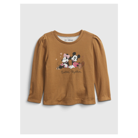 Detské tričko GAP & Disney Hnedá