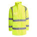 Roly Merak Nepremokavá reflexná parka HV9320 Fluor Yellow 221