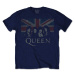 Queen tričko Vintage Union Jack Modrá