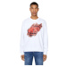 Diesel Mikina - S-GINN-E9 SWEAT-SHIRT biela