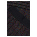 Sukňa Karl Lagerfeld Lurex Knit Pleated Skirt Čierna
