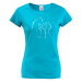 Dámske tričko pre milovníkov koní - dievča a kôň- darček pre milovníčku koní