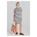 ŠATY GANT STRIPED SS T-SHIRT DRESS CLASSIC BLUE