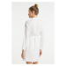 DreiMaster Vintage Košeľové šaty  biela